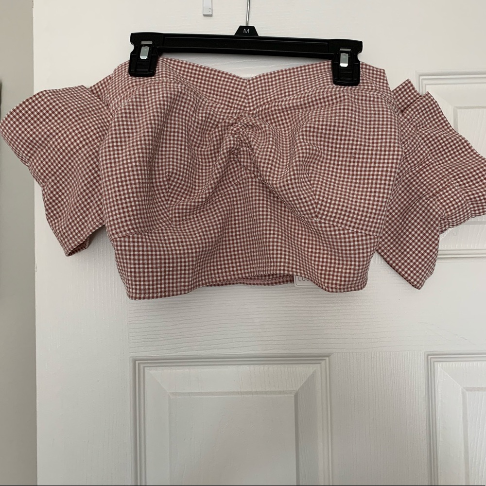 Lulumari Gingham crop top